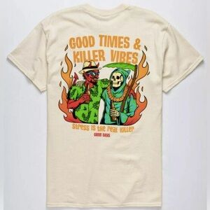 Good Times Killer Vibes Adult T-Shirt 🍻
